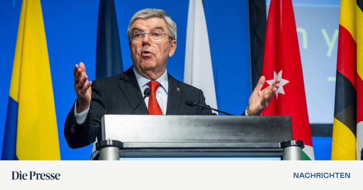 Ukraines Sportminister kritisiert IOC Boss Bach für populistische