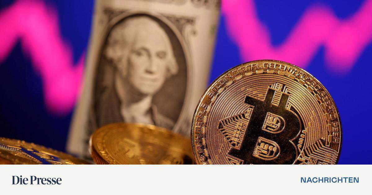 Bitcoin nach Rekordjagd deutlich zurückgefallen DiePresse