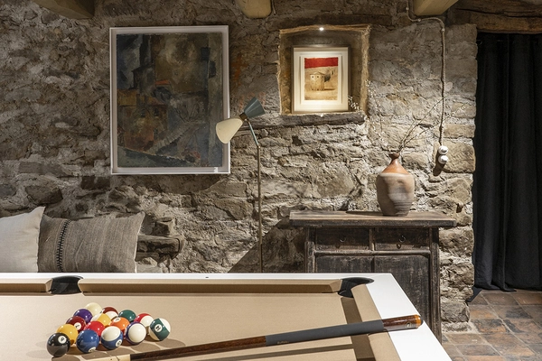 Entertaining: There is now enough space on the ground floor for billiards and music.