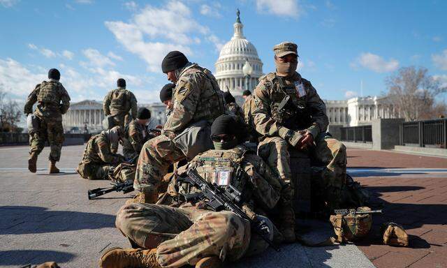 Soldaten der Nationalgarde in Washington.