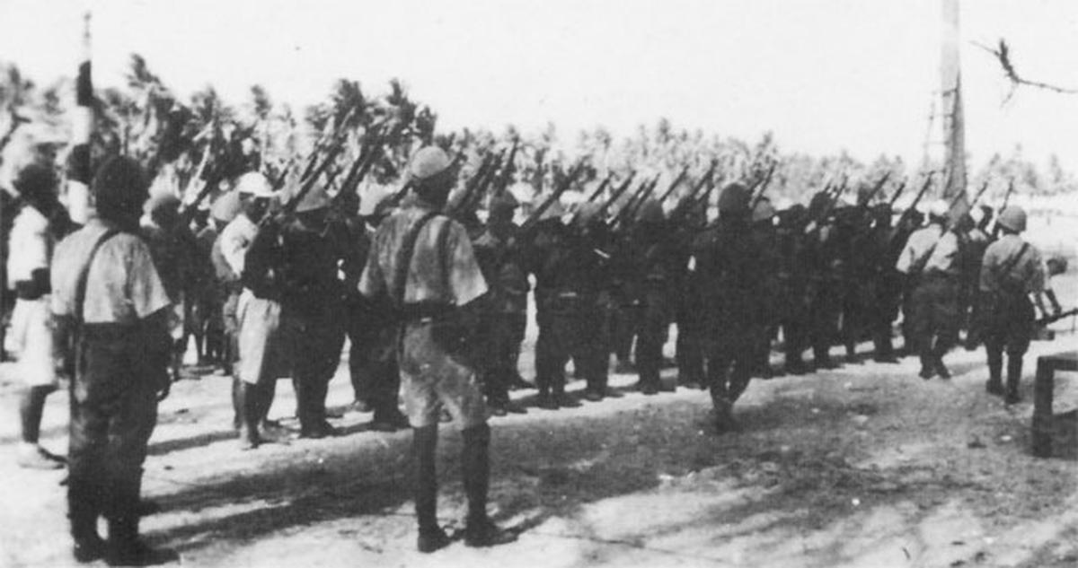 Japaner auf Tarawa