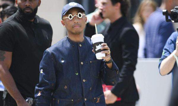 Designer Pharrell Williams ist selbst Louis Vuittons bestes Testimonial. 