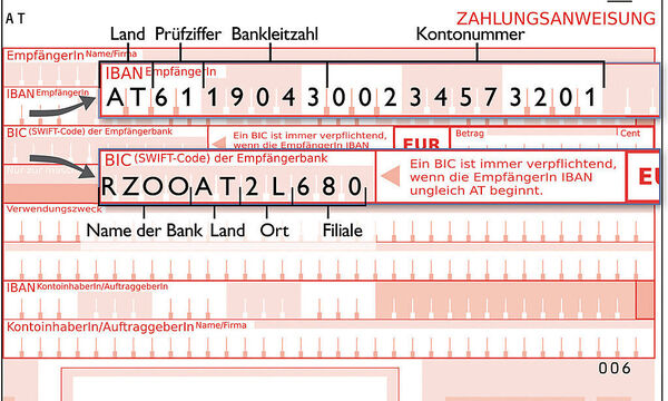 Zahlungsanweisung 
