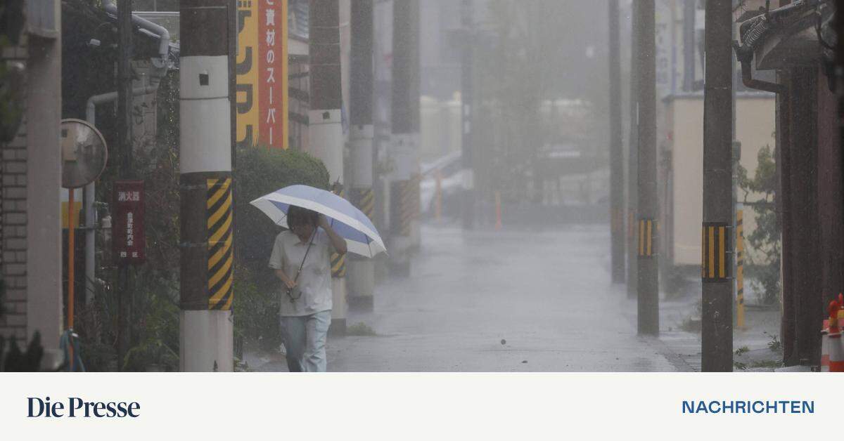 台風「ラン」が日本を襲う