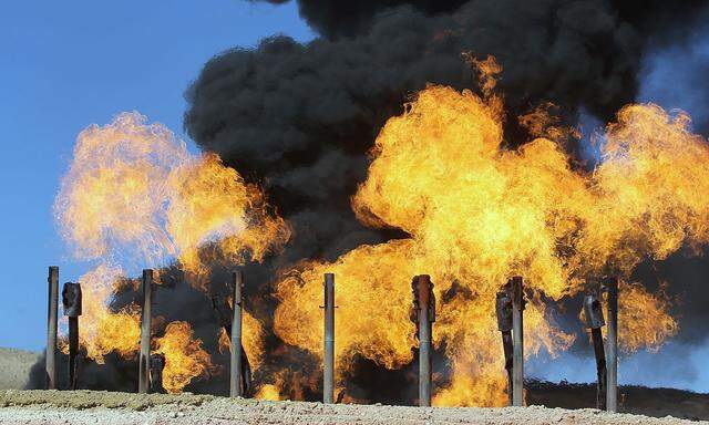 Rund um Kirkuk werden pro Tag 250.000 Barrel Öl produziert.