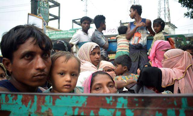 Zahlreiche Rohingya sind nach Bangladesch geflohen.