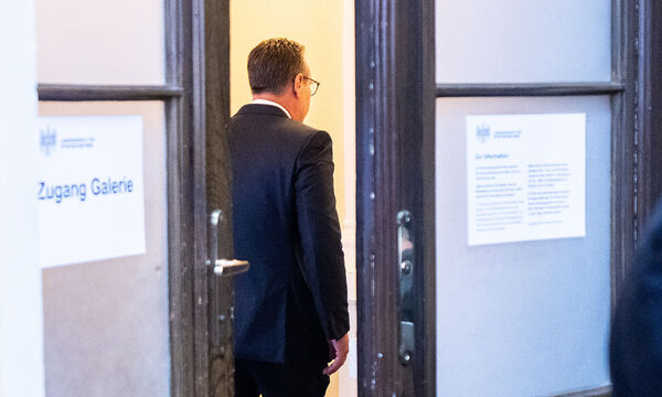 Heinz-Christian Strache vor Gericht.