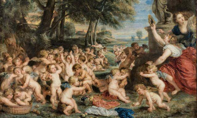 Peter Paul Rubens hat das „Venusfest“ nach Tizian gemalt, das Original kann er aber eigentlich nicht gesehen haben. Hat er eine Kopie gekannt?