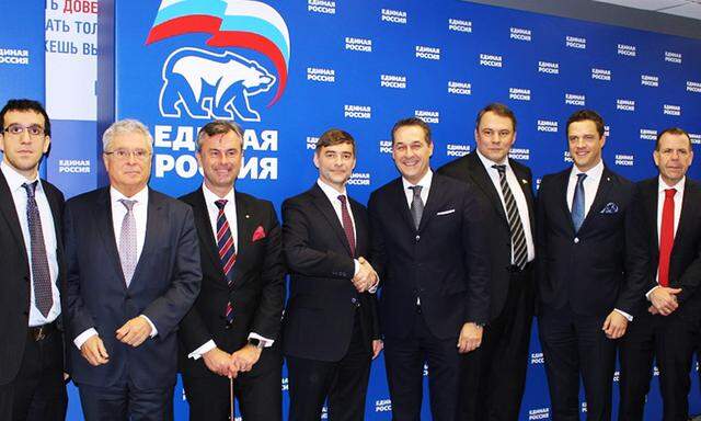 FPÖ schließt Fünf-Jahres-Vertrag mit Kreml-Partei