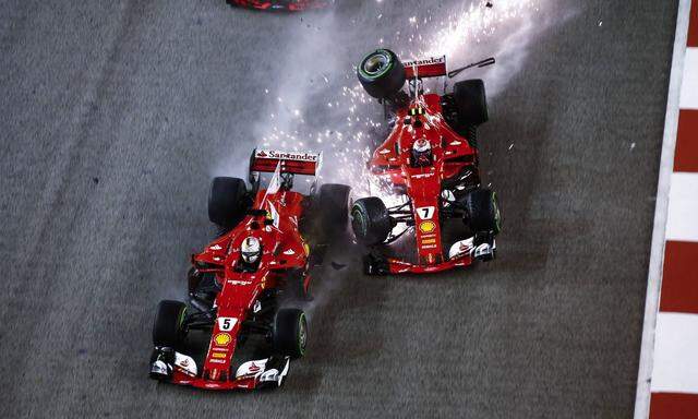 Marina Bay Circuit Marina Bay Singapore Sunday 17 September 2017 Kimi Raikkonen Ferrari SF70H