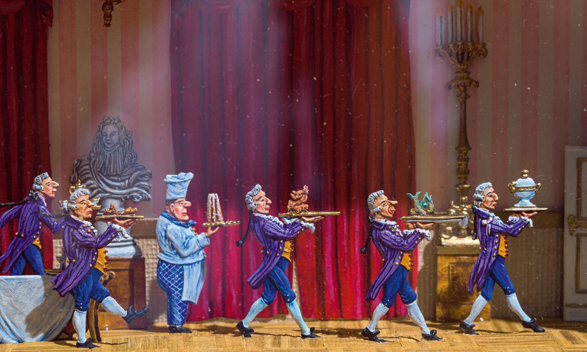 Mikrobühne. Aus dem Katalog vors Makroobjektiv: Die Zinnfiguren der Offizin Kovar.