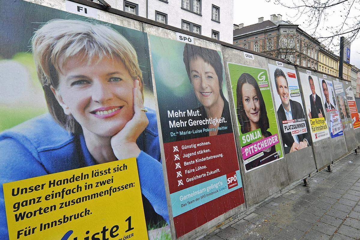 Die Grünen kamen auf 18,8 Prozent (plus 0,2 Prozentpunkte) oder acht der 40 Sitze. Für die SPÖ bedeutete das Ergebnis ein Minus von 3,7 Prozentpunkte auf sechs Sitze.