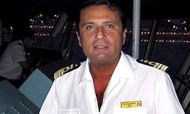 Undated file photo of Captain Francesco Schettino
