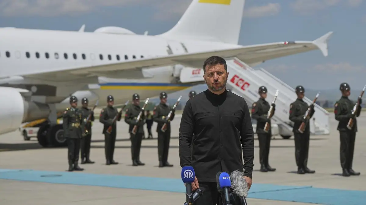 Zuletzt war der ukrainische Präsident in Istanbul und Berlin. 