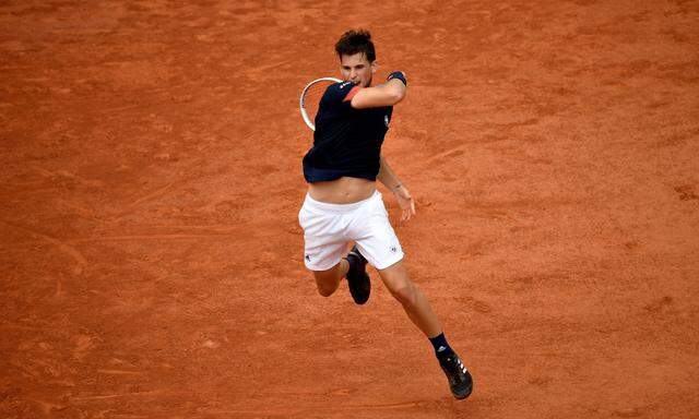 Dominic Thiem erreichte in Paris erstmals das Finale eines Grand-Slam-Turniers.
