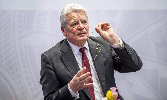 Der ehemalige deutsche Bundespräsident Joachim Gauck