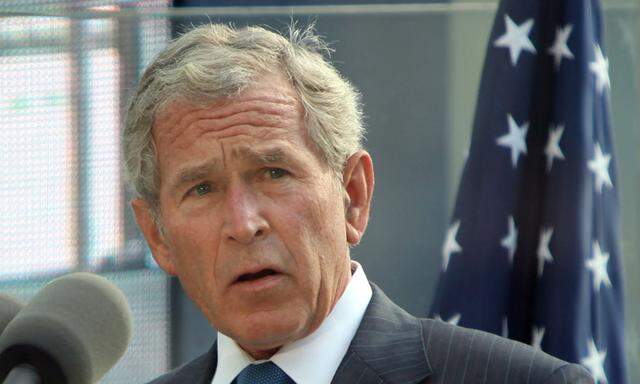ExUSPraesident George Bush Herzen