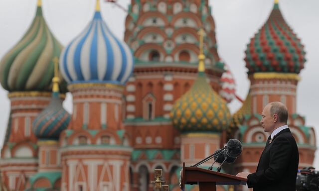 Wladimir Putin nahm in Moskau die Militärparade anlässlich der Feierlichkeiten zum 9. Mai ab.