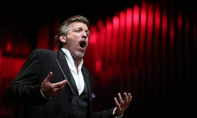 Thomas Hampson concert - Zagreb, Croatia 14.02.2016., Zagreb, Croatia - The famous American baritone Thomas Hampson and