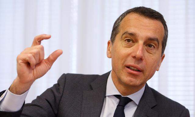 Bundeskanzler Christian Kern. 