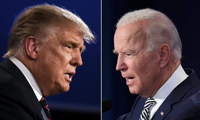 “An dir ist überhaupt nichts klug”, ließ Trump seinen 77-jährigen Herausforderer wissen. Biden wiederum forderte den Präsidenten auf, die Klappe zu halten: “Will you shut up, man.”