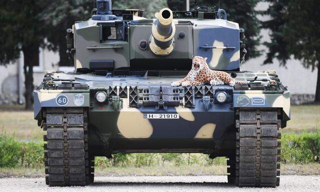 Puma, Marder oder – hier im Bild – Leopard. So heißen die Panzer von Krauss-Maffei Wegmann.