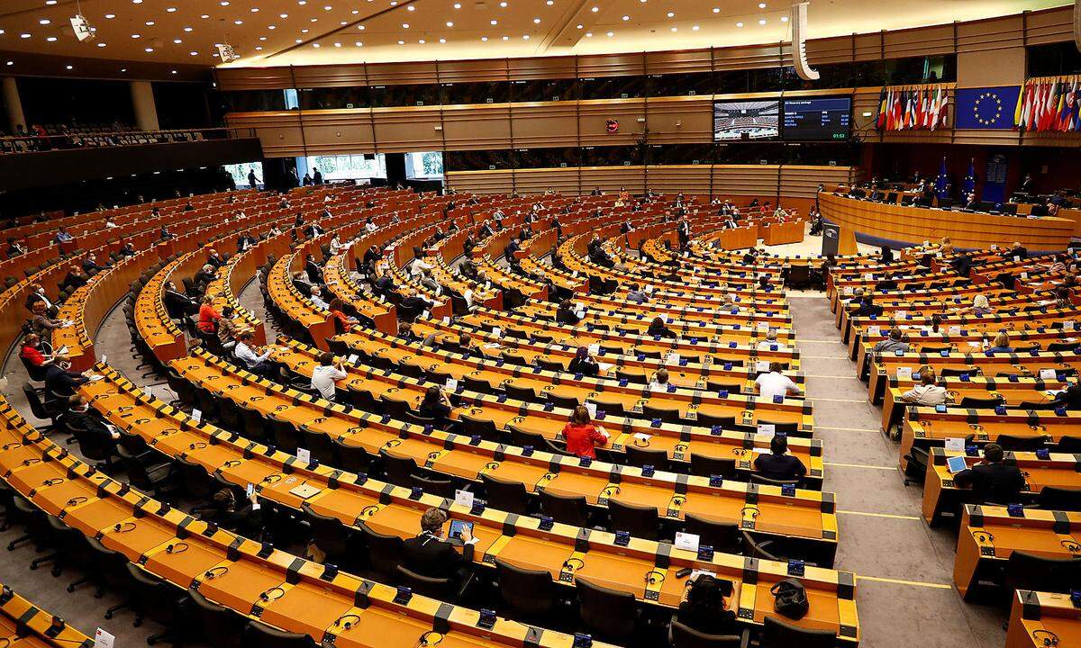 Sitzung des EU-Parlaments in Brüssel
