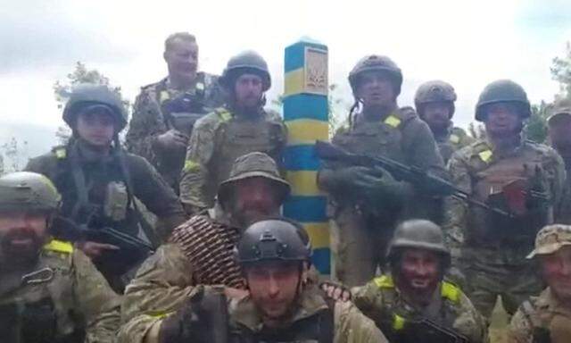 Ukrainische Truppen erreichen nördlich von Charkiw die russische Grenze.