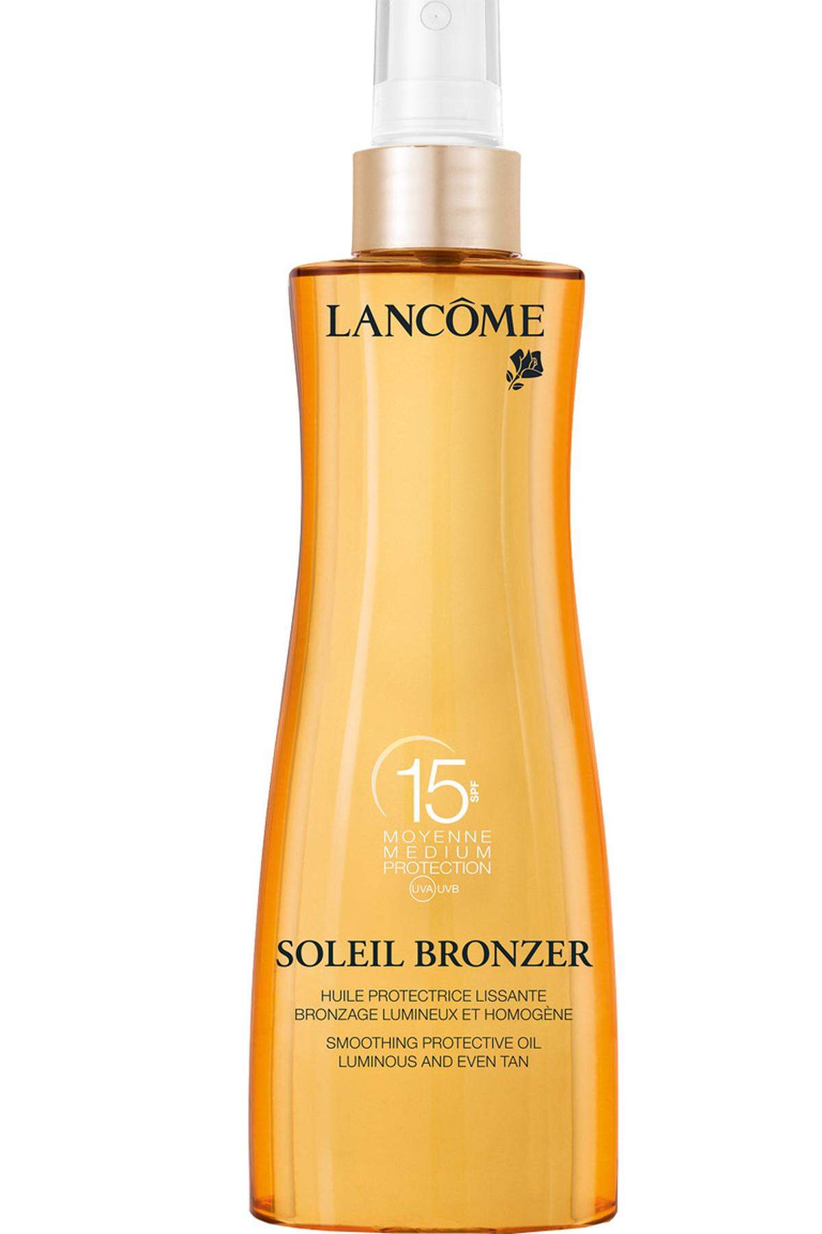 ... aus der „Soleil Bronzer“-Serie von Lancôme, LSF 15 um 35 Euro.
