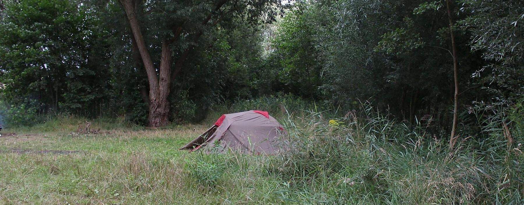 Wildes Campieren ist in Polen an vielen Stellen erlaubt.  