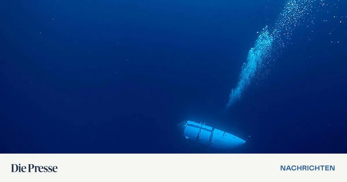 Titanic-Wrack: Abenteurer lässt Mini-U-Boot bauen, um 3800 Meter ...