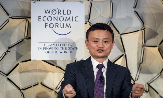 Jack Ma, Alibaba, in Davos