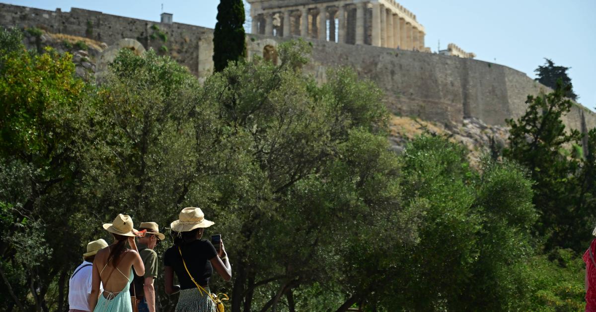 The Acropolis is closed due to extreme heat.