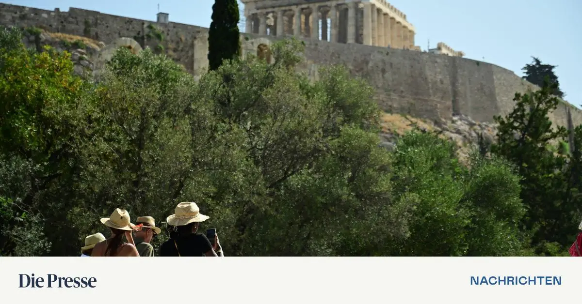 The Acropolis is closed due to extreme heat.