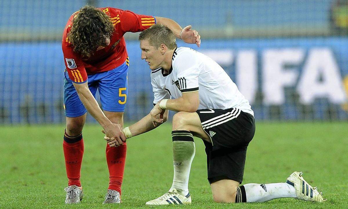 Bei der Weltmeisterschaft 2010 in Südarfika scheiterte Jogi Löw mit seinen Deutschen erneut an Spanien mit 0:1. Diesmal jedoch bereits im Halbfinale.