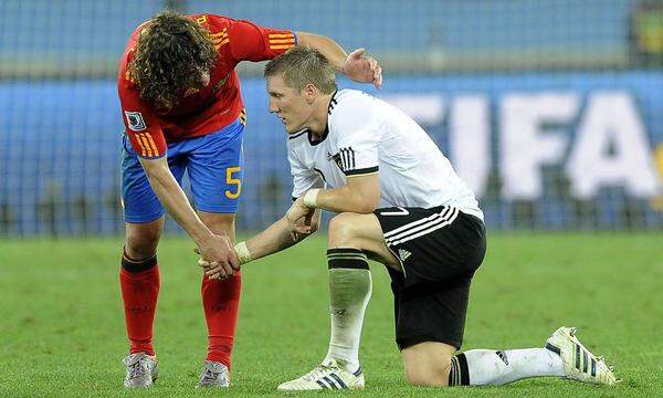 Bei der Weltmeisterschaft 2010 in Südarfika scheiterte Jogi Löw mit seinen Deutschen erneut an Spanien mit 0:1. Diesmal jedoch bereits im Halbfinale.