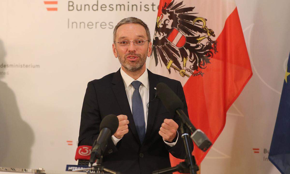 "Mein Ziel ist die Null." Innenminister Herbert Kickl (FPÖ) will gar keine Asylanträge mehr in Österreich.