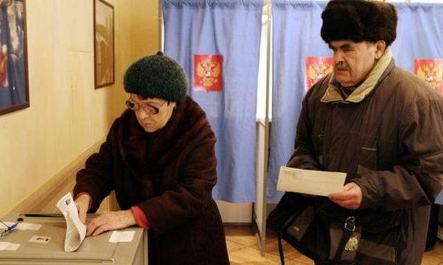 Symbolbild: Russen wählen den Präsidenten