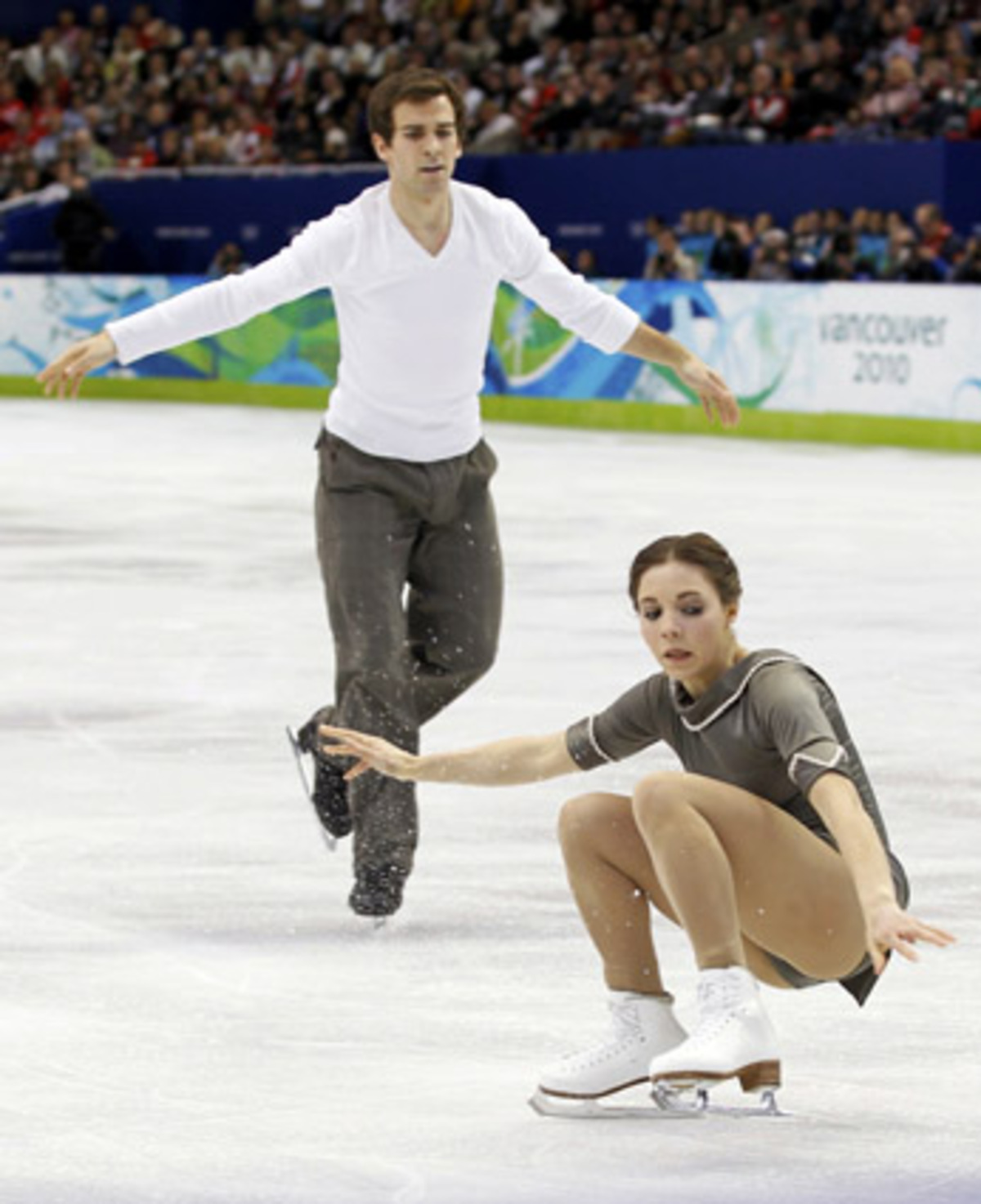 Einen Achtungserfolg gab es für die Lokalmatadore Jessica Dube und Bryce Davison. Das kanadische Duo belegte den guten sechsten Platz.