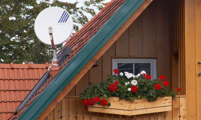 Holzhaus mit Balkon 