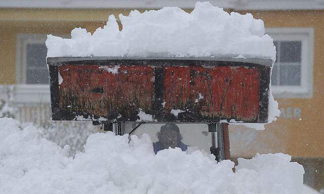 Bild vom Donnerstag: Wintereinbruch in Tirol