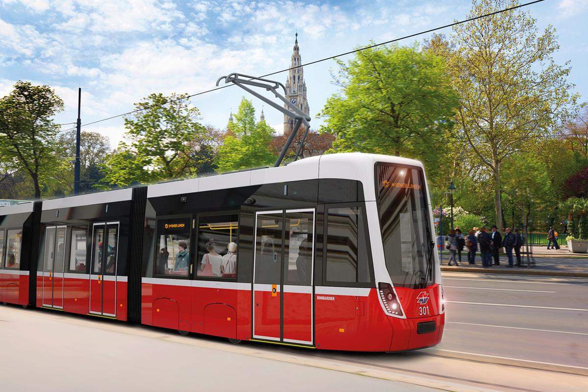 Ab 2018 werden die ersten Exemplare einer neuer Straßenbahngeneration durch Wien fahren. Bombardier liefert bis 2026 bis zu 156 Züge aus dem Werk in der Donaustadt an die Wiener Linien. Am Mittwoch wurde das Design der "Flexity"-Garnituren vorgestellt. Damit erfolgte zugleich der Produktionsstart. (Zum Artikel: "Evolution statt Revolution")