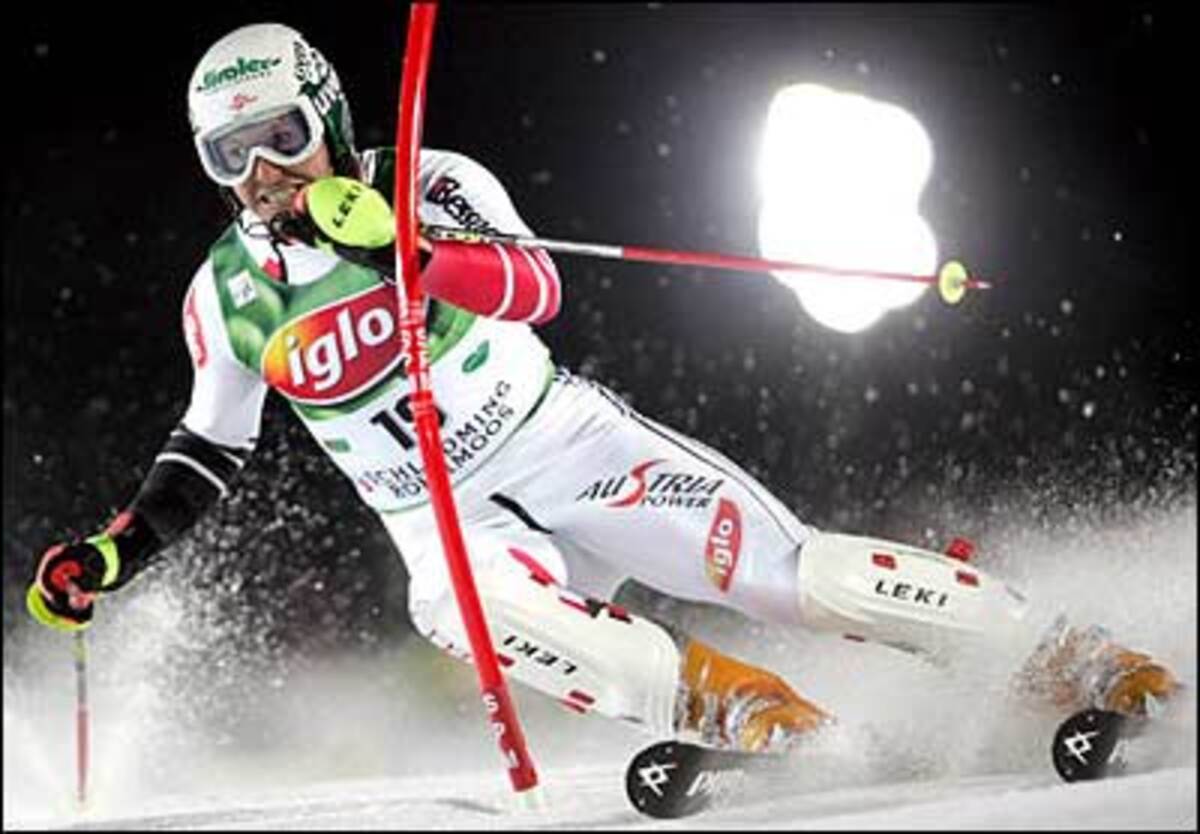 Manfred Pranger kam mit den Kurssetzung gut zurecht. Blieb aber nicht ganz fehlerfrei und landete schlussendlich auf dem guten neunten Rang.