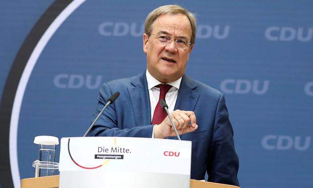 CDU-Chef Armin Laschet prescht in "seinem" Bundesland Nordrhein-Westfalen vor.