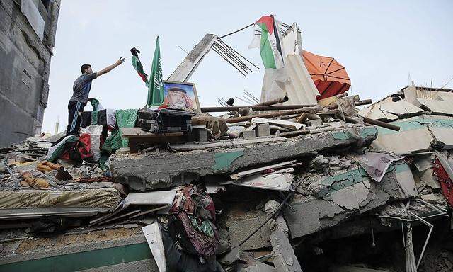 Das Haus von Hamas-Führer Ismail Haniyeh wurde durch israelische Attacken zerstört.