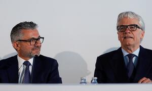 Früherer Voest-Chef und aktueller Aufsichtsratschef, Wolfgang Eder (rechts) und CEO Herbert Eibensteiner stehen sich nahe.