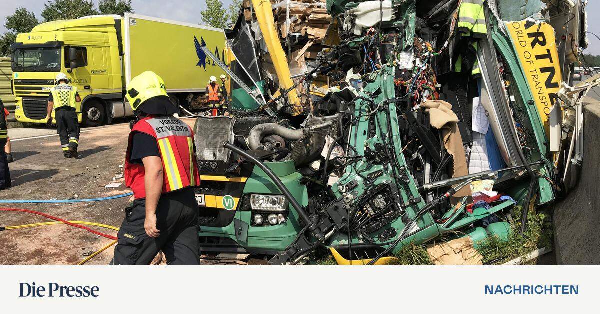 Totalsperre Der Westautobahn Nach Zwei Lkw-Unfällen | DiePresse.com