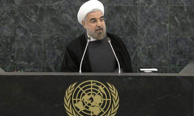 Iran's President Hassan Rohani addresses a High-Level Meeting on Nuclear Disarmament during the 68th United Nations General Assembly at U.N. headquarters in New York