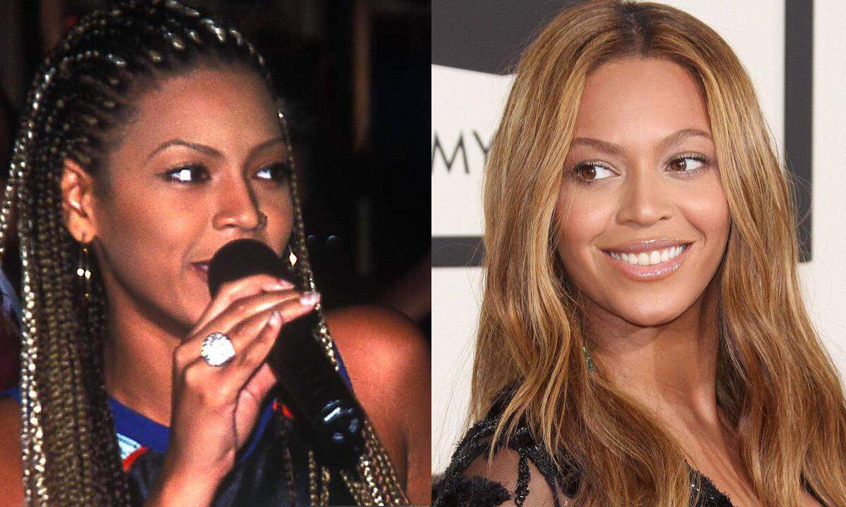 Selbst Beyonce hatte schon fragwürdige Augenbrauen, wenngleich auch nur aus heutiger Sicht.