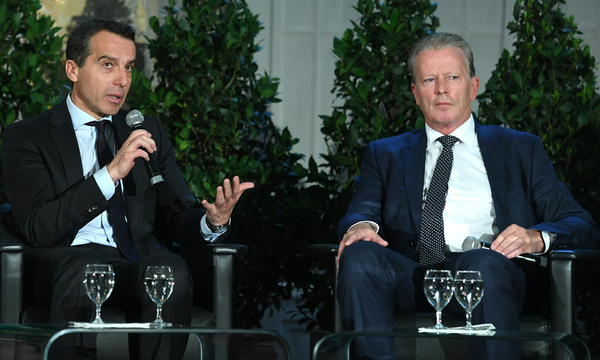 Christian Kern und Vizekanzler Reinhold Mitterlehner.